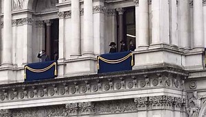Queen Elizabeth's cousin occupies her spot on Foreign Office balcony