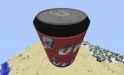beverage can as Piston House Minecraft Map