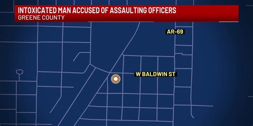 Police: Intoxicated man accused of assaulting officers