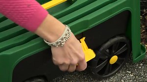 Watch Miracle-Gro 4-in-1 Garden Stool – Multi-Use Garden Scooter with Seat – Rolling Cart with Storage... on Amazon Live