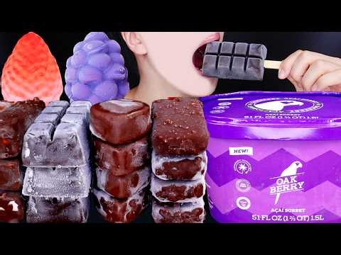ASMR KITKAT CHOCOLATE ICE CREAM NUTELLA DESSERT MUKBANG 초콜릿 아이스크림 먹방 チョコレートアイスクリーム 咀嚼音 EATING SOUNDS