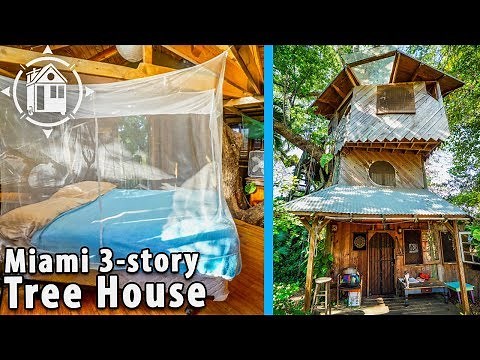 3-Story Tree House! Built on a Permaculture Farm in Florida