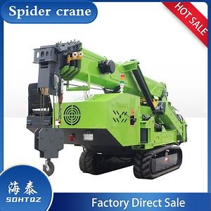 [Hot Item] Haitai-7246 Hydraulic Lifting Telescopic Boom Outrigger Mobile Spider Crane