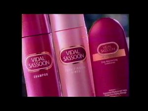 Vidal Sassoon - "Professional Care For Your Hair" (90s TV Commercial) ***VHS Recording***