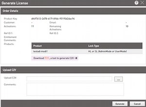 Generate C2v File For Hasp Key