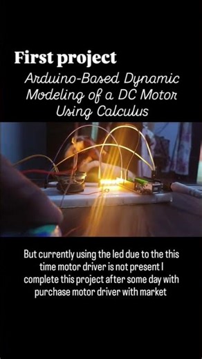 Learning robotics step by step.Using Arduino, LED, and speaker to model motor dynamic