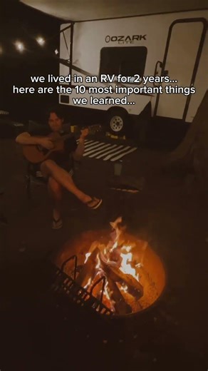 10 things we learned from living in an RV for 2 years as full time musicians 🚐✨👇 #rvlifestyle #rv