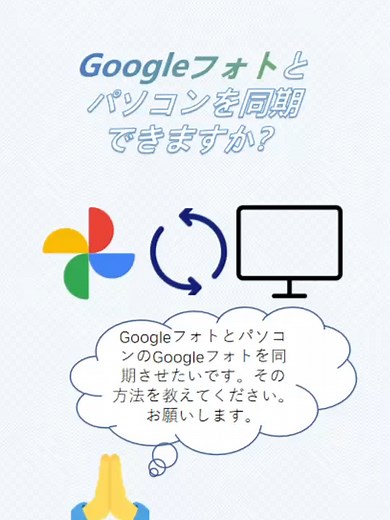 GoogleフォトをPCと自動同期する方法