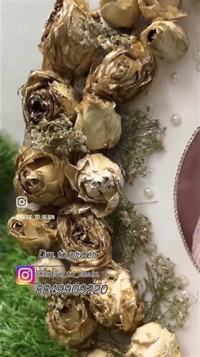 #ResinArt#VarmalaPreservation#EpoxyKeepsake#Weddingemories#ResinCrafting#resinphotoframe