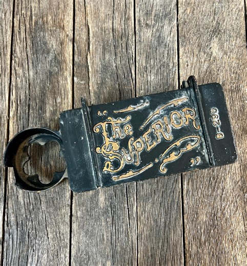 Antique the Superior Cast Iron Toolbox - 1800's Metal Tractor Tool Box - Etsy