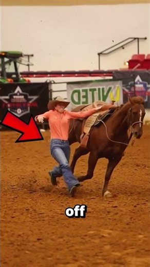 Why This Girl Jumps Off a Moving Horse 😱🐎