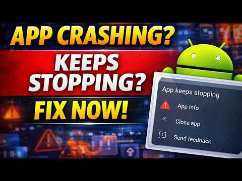Android App Keeps Stopping? Fix For All Apps (2026 Working Method)
