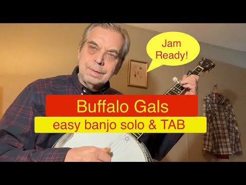 “Buffalo Gals” - easy banjo solo & TAB #howto #banjo #bluegrass
