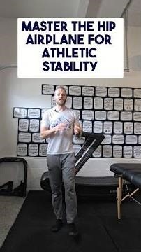 Master the Hip Airplane Exercise for Athlete Stability #shorts
