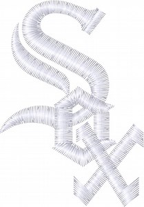 Chicago White Sox Embroidery File 2" Hat Design File (.DST, .HUS, .PES   Many More!) - Etsy