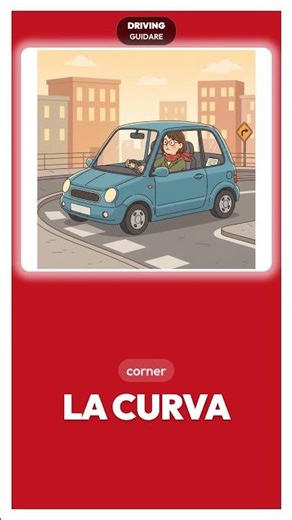 Corner, Exit & Single-Track Road in Italian 🛣️🇮🇹