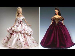 Beautiful doll dress making | How to make doll dress | DIY easy doll dress making #ArtsyCraft