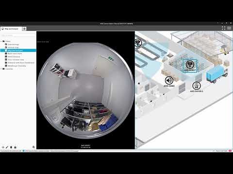 AXIS Camera Station - Get to know map functionality