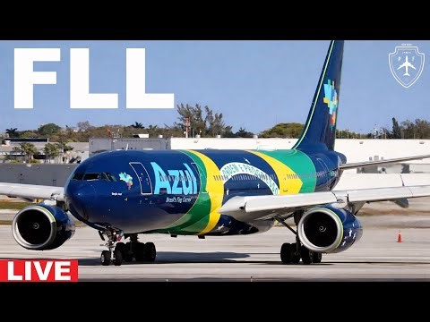 🔴 FLL LIVE PLANESPOTTING | FORT LAUDERDALE AIRPORT ACTION