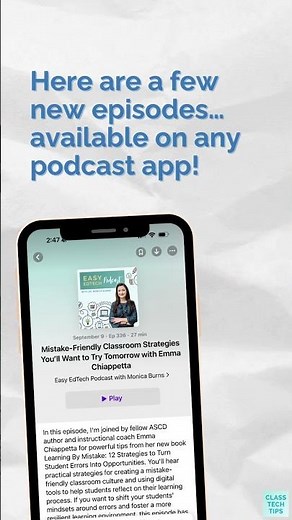 Easy EdTech Podcast for Teachers | Practical Tips & Tools for the Classroom
