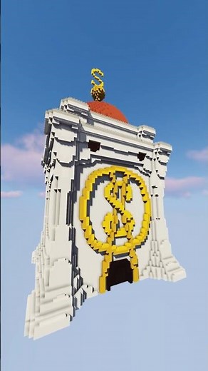 I BUILT Scrooge McDuck’s Money Bin in MINECRAFT!💰 #minecraft #disney #minecraftbuilding