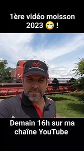 Première vidéo de la moisson 2023 demain 16h sur ma chaîne YouTube #moissons2023 #agriculturefrancaise | Alexandre de Prodealcenter