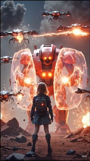 “The Little Girl Asked The Robot For Help 😢🤖”