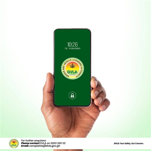 Stay connected! Get important updates straight to your phone with DVLA SMS alerts. #DVLAGhana DVLA: Your Safety, Our Concern. | Driver and Vehicle Licensing Authority, Ghana