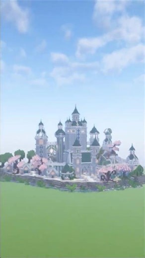 Minecraft | Elf & Fantasy Castle #minecraft #tutorial #shorts #asthetic #castle