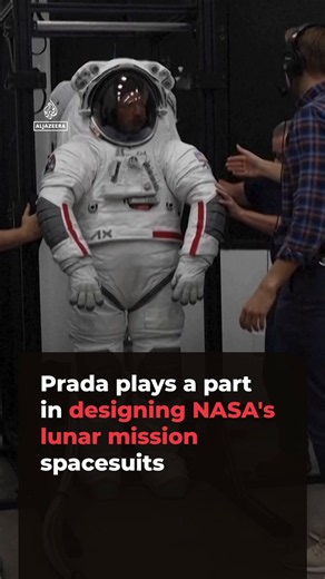 NASA astronauts are planning to return to the moon in 2028 wearing new spacesuits designed with more safety features, greater mobility and high fashion. The suits are developed by Axiom Space in Houston, which has partnered with Prada for the Artemis mission.