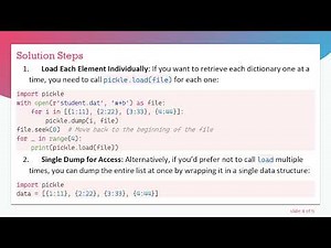 How to Dump List Elements in New Lines Using Python Pickle