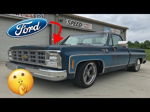 Here's why this shop swapped a FORD engine into a classic Chevy truck!