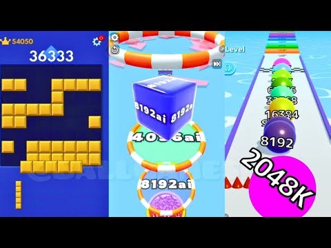 Ball Run 2048 Infinity, Jelly Run 8192ai High Score, Block Blast | Ball Games Hub LIVE 🔴 24/7