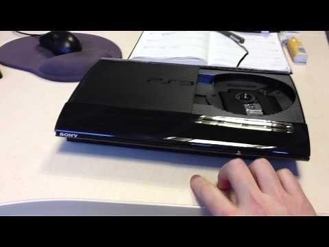 New PS3: Disc tray opening