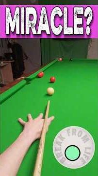 Snooker Practice Break Is It A Miracle? 👼 GoPro Headcam POV