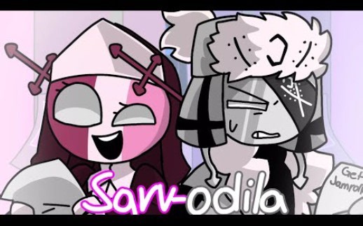 Sarv teaching Ruv to sing (Sarv-odila) //FNF ANIMATION//