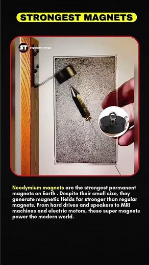 World’s Strongest Magnets Explained! Neodymium Magnets: Small But Super Powerful | #viralshorts