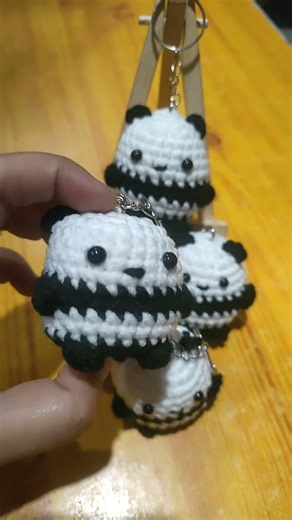 cute mini panda crochet