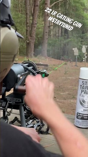 22LR Gatling Gun! 🤯 #staytuned