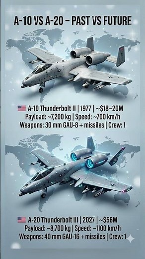 A-10 vs A-20 Thunderbolt - Past vs Future Close Air Support