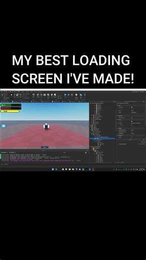 MY BEST LOADING SCREEN MADE! #plehlowlarpg #plehlowla #plehlowlastudio #robloxstudio #loadingscreen