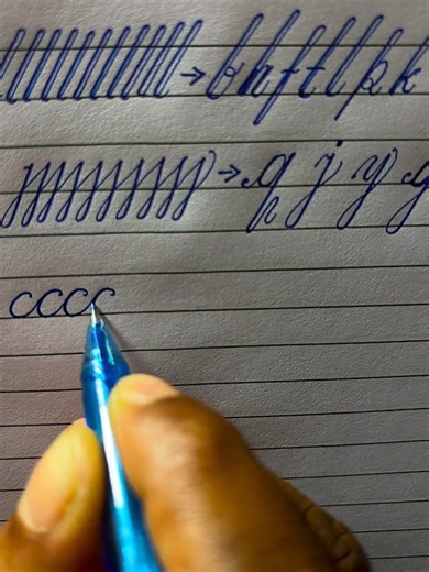 A To Z Cursive Alphabet Basic Strokes Guide