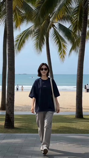 nautica white sail×路亚系列中性舒适透气短袖圆领T恤01TW26127WM 湛蓝41C XL