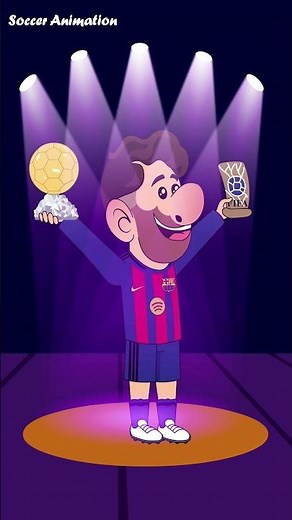 Lionel Messi's undefined aura | Soccer Animation #shortsfeed #shorts #football