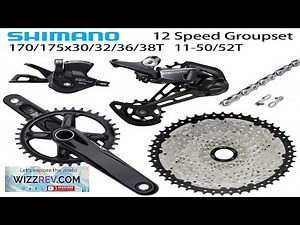 SHIMANO DEORE M6100 MTB 12 Speed Groupset WITH RIRO XT CRANKSET 170 175x11 50 52t M6100 Review