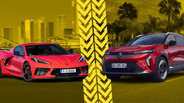 Corvette C8 gegen Renault Scenic E-Tech, Geschwindigkeit gegen Nachhaltigkeit