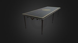 Gothic Table - Download Free 3D model by Dirtrock