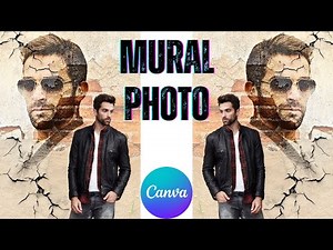 How to Create Stunning Mural Photo Effects in Canva | Step-by-Step Tutorial 🎨✨