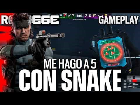 Can I get my first ace with Solid Snake in Rainbow Six Siege?