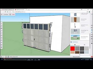 How to build a Garage in sketchup!!!
